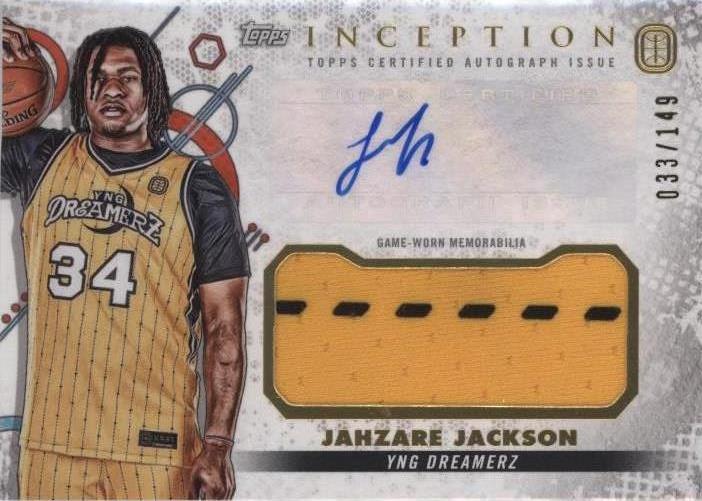 2022-23 Topps Inception OTE Overtime Elite - Jahzare Jackson #IARC-JJ1 - 1 of 2