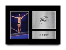 Tom Daly Great Britain Olympics Printed Autographed Picture for Olympics Fan