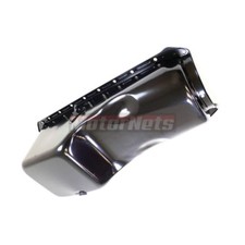 Bbc Chevy Black Oil Pan 396-454 Camaro Corvette 2-piece Rear Main Big Block