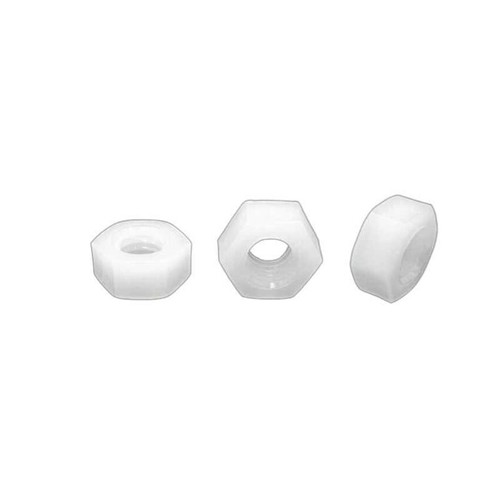 Plastic Hex Full Nuts Nylon Hexagon Nuts M5 M6 M8 M10 M12 M16 1/8" 1/4" - 1" BSP - Picture 2 of 22