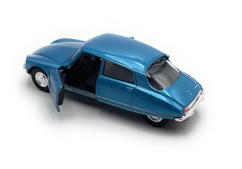 Coche De Modelo Citrön DS23 1:34-39 Azul Miniatura Vehículo - Imagen 3 de 4