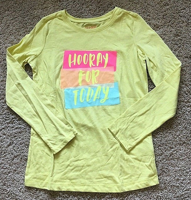 girls yellow long sleeve shirt