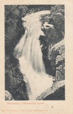 Russia 1901 Terek River Watefalls Caucasus Postcard . To Yalta Crimea 30.05.1901