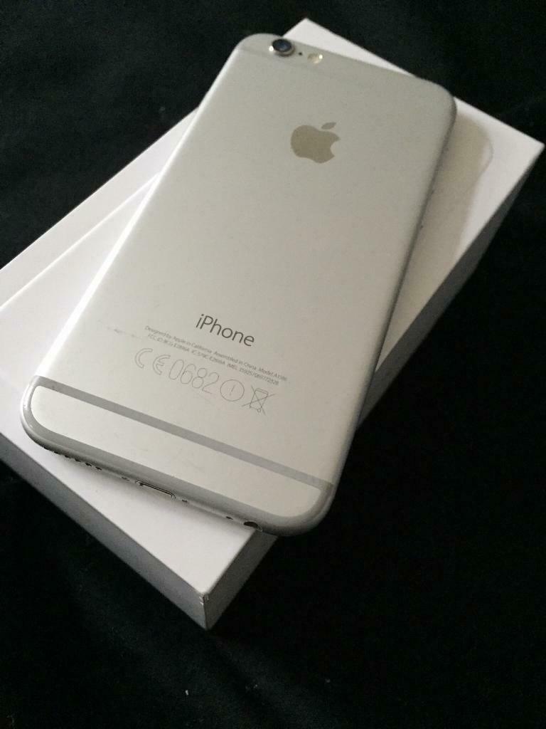 Apple iPhone 6 - 16GB Silver With O2, Pristine Plus Condition (PP