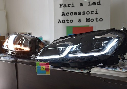 Pareja De Faros Delanteros Full Led Adecuados Para Golf 6 Con Flecha Dinámica - Imagen 9 de 11