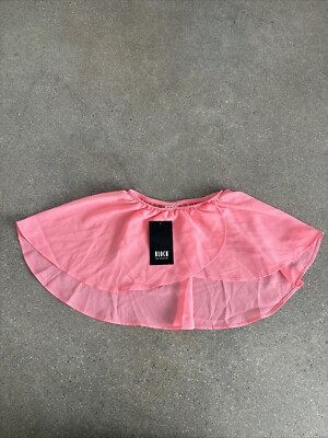 Bloch world pink barre dance ballet wrap skirt sz 4-6 NWT