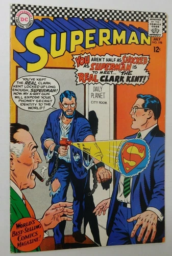 SUPERMAN #198 - DC 1967 VG Vintage Comic
