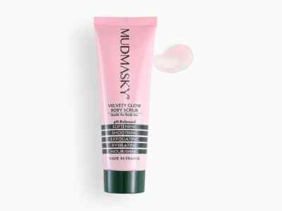 Mudmasky Velvety Glow Body Scrub - 40ml / 1.35 fl.oz. Deluxe Mini - New Sealed