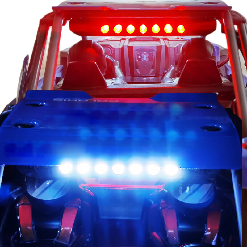 RC Front Rear LED light Bar Headlight Tail Light For 1/10 Losi RZR Rey