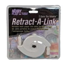 Nuby Retract-A-Link Portable Multi Player Link Cable For Game Boy Advance New