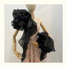 Removable Puff Sleeves Prom Dress organza Detachable Sleeves Bridal Accessories