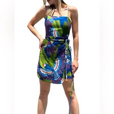 NWOT Farm Rio macaw mini dress sz small