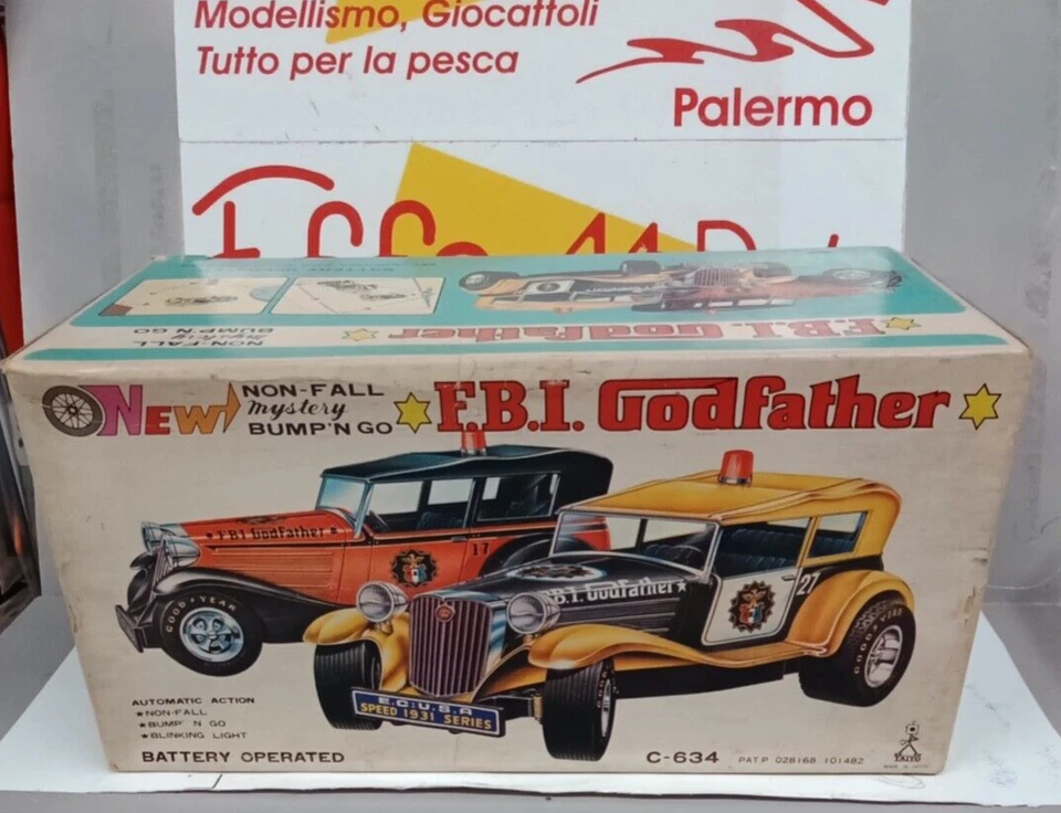 AUTO LATTA F.B.I GODFATHER C-634 TAYTO MADE IN JAPAN - Immagine 4 di 4