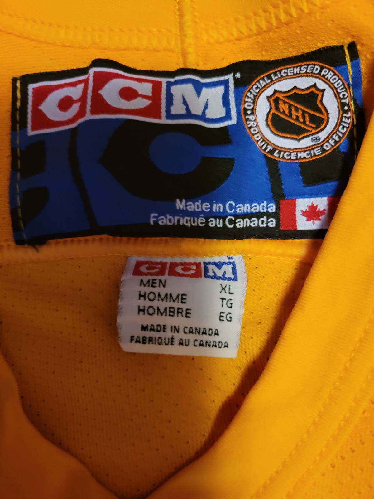 CCM - New Practice Jersey - Junior (Yellow) main image 0