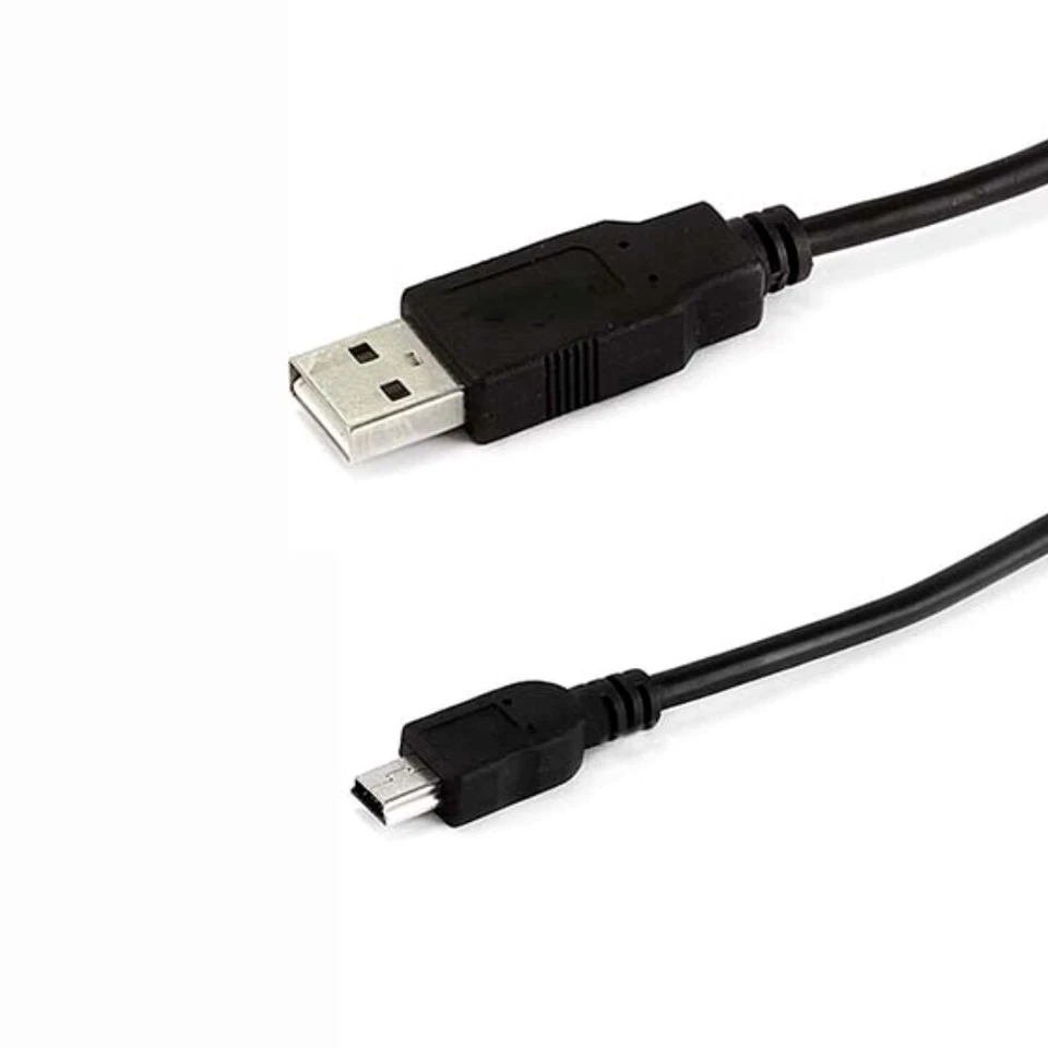 10FT USB Type A to USB Mini B 5-Pin Sync Data Cable Camera Phone Charger 28AWG - Image 2 of 2