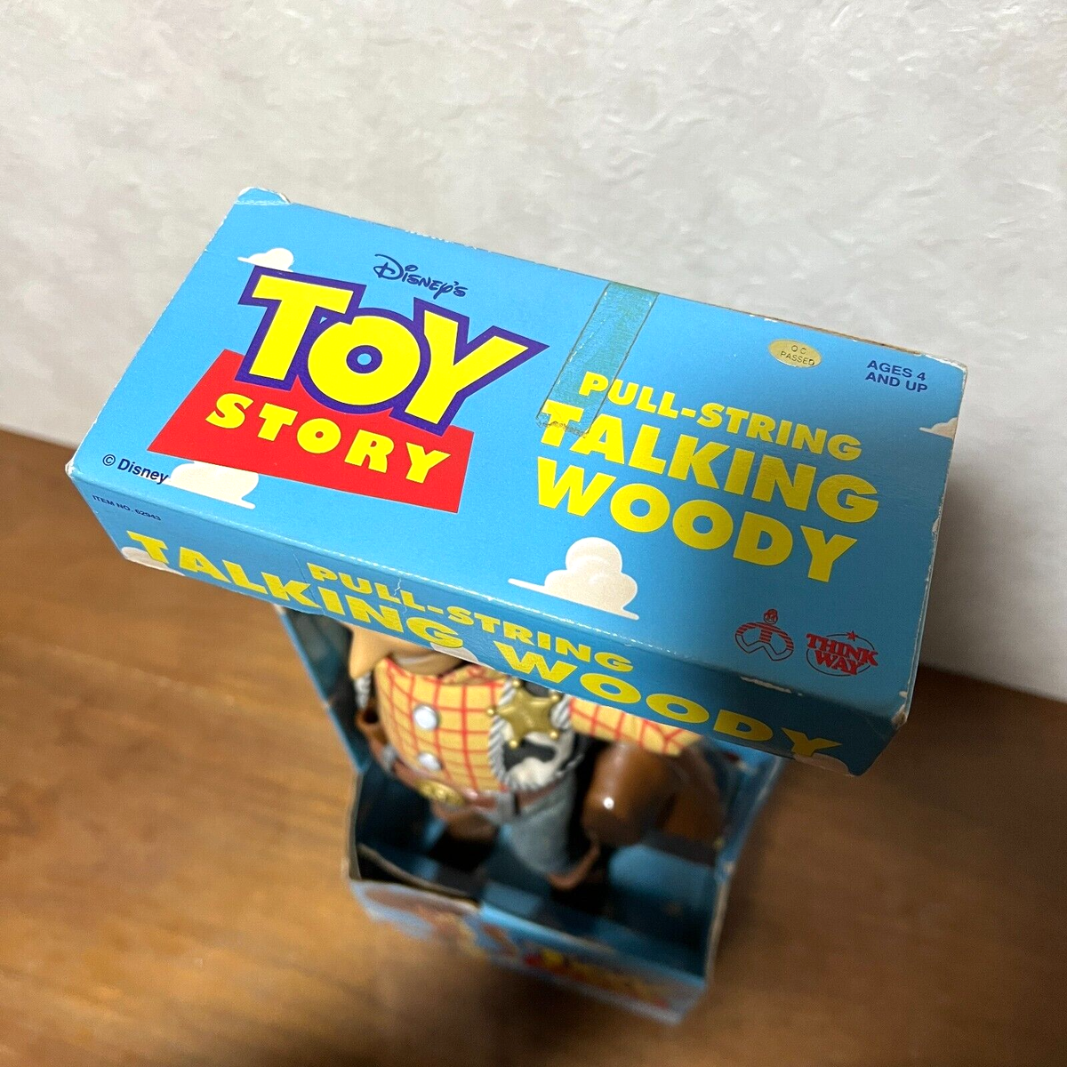Disney Toy Story PULL-STRING TALKING WOODY Official Figure PIXAR