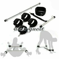 Adjustable Handcuff Leg Spreader Bar Strap Binding Couples Restraint Device