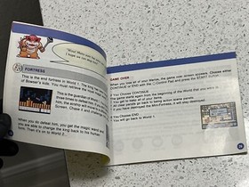 Super Mario Bros 3 Nintendo NES Authentic Instruction Manual Booklet NO GAME