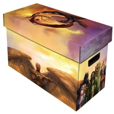 1 BCW Magazine Storage Box with Good vs Evil Art