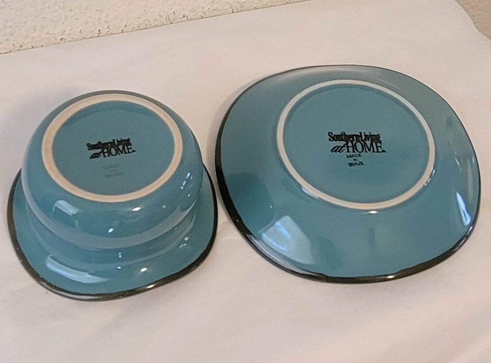 Southern Living Tuscan Tidbit Bowl and Saucer Set - Image 3 of 4