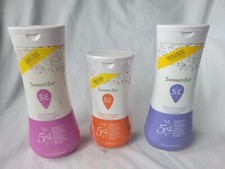 NEW LOT OF 3 SUMMERS EVE CLEANSING WASH ISLAND SPLASH DELICATE BLOSSOM PARADISE