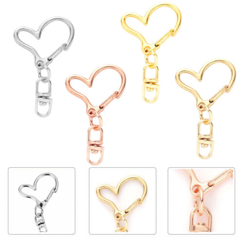 40 Pcs Bracelet Kits DIY Jewelry Clamps Heart Shaped Keychain - Picture 1 of 12