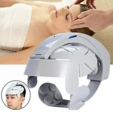 Head Massager Helmet Scalp Brain Relax Electric Vibration Head Massage Machine