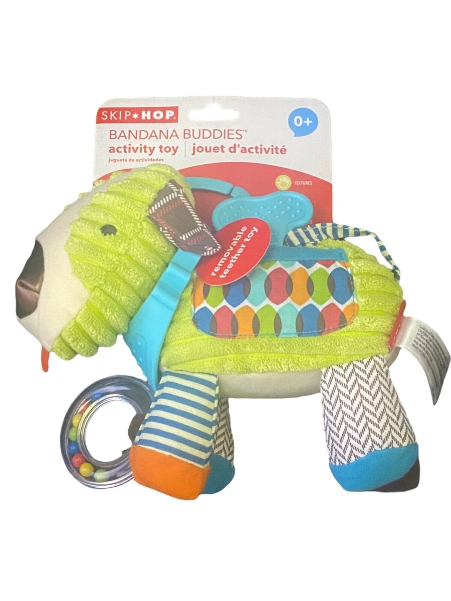 Skip Hop Bandana Buddies Activity Puppy Dog Teething Plush Baby