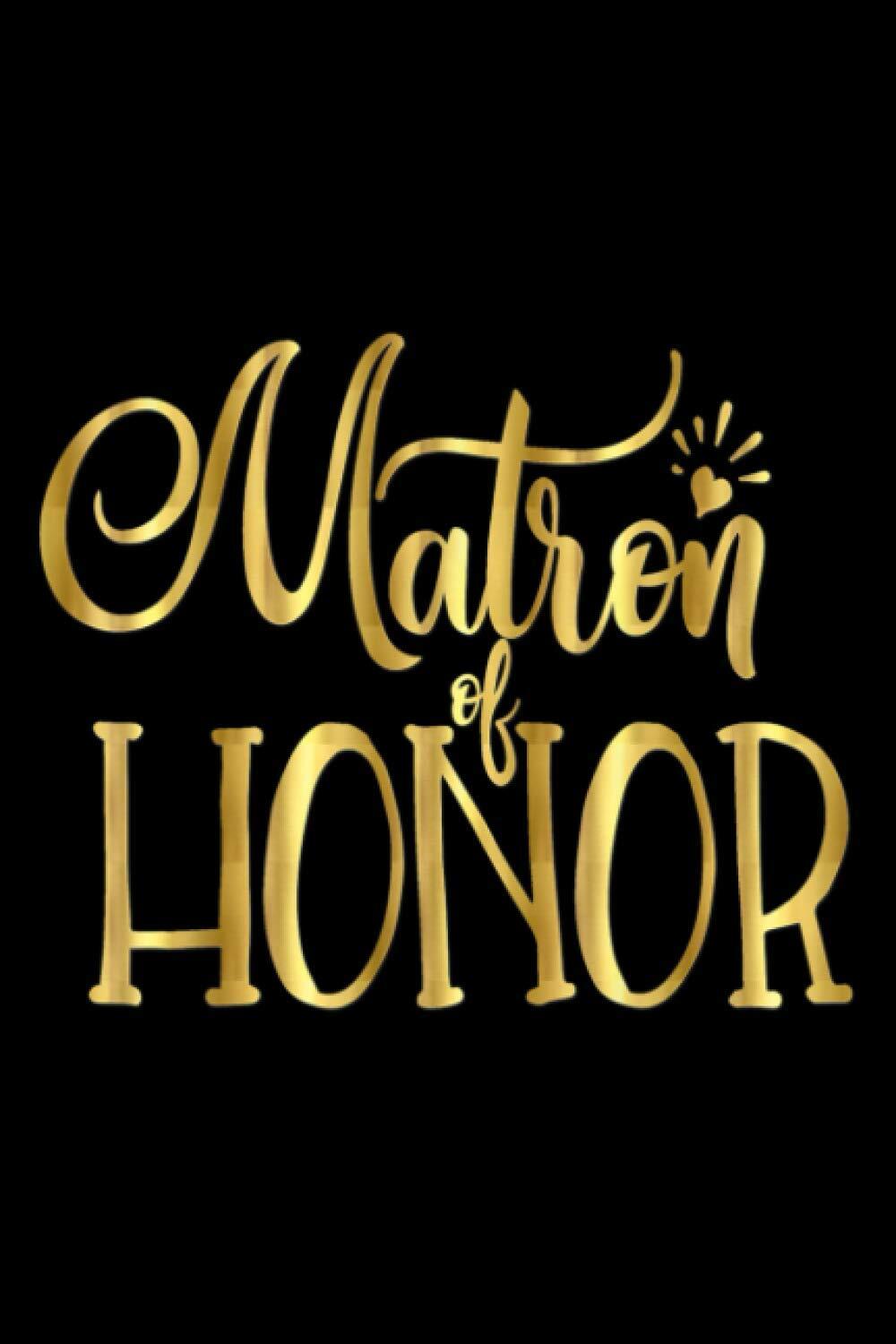 Matron of Honor Wedding Planner Notebook for Bride and Groom with 100+ Pages-image