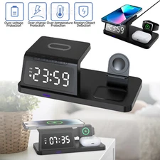 4in1 Wireless Fast Charger Station Dock For Apple Watch iPhone X 11-16 Pro Max
