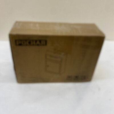 Mailbox Key Drop Box Front Locking Cabinet Anti-Theft Heavy Duty Steel Black