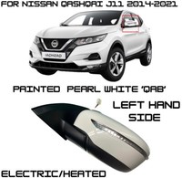 OPP Elektrisch Heiz AußEnspiegel Für Nissan Qashqai J11 2014- Weiß Links