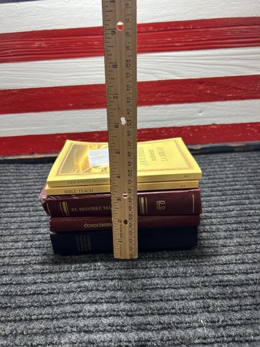 Book Lot Catholic Christian Religious El Conocimiento La Biblia Holy Scriptures - Picture 16 of 17