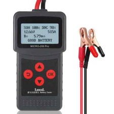 Motorcycle Car Battery Tester 12V 24V 40-2000 CCA Charging Diagnostic Tool