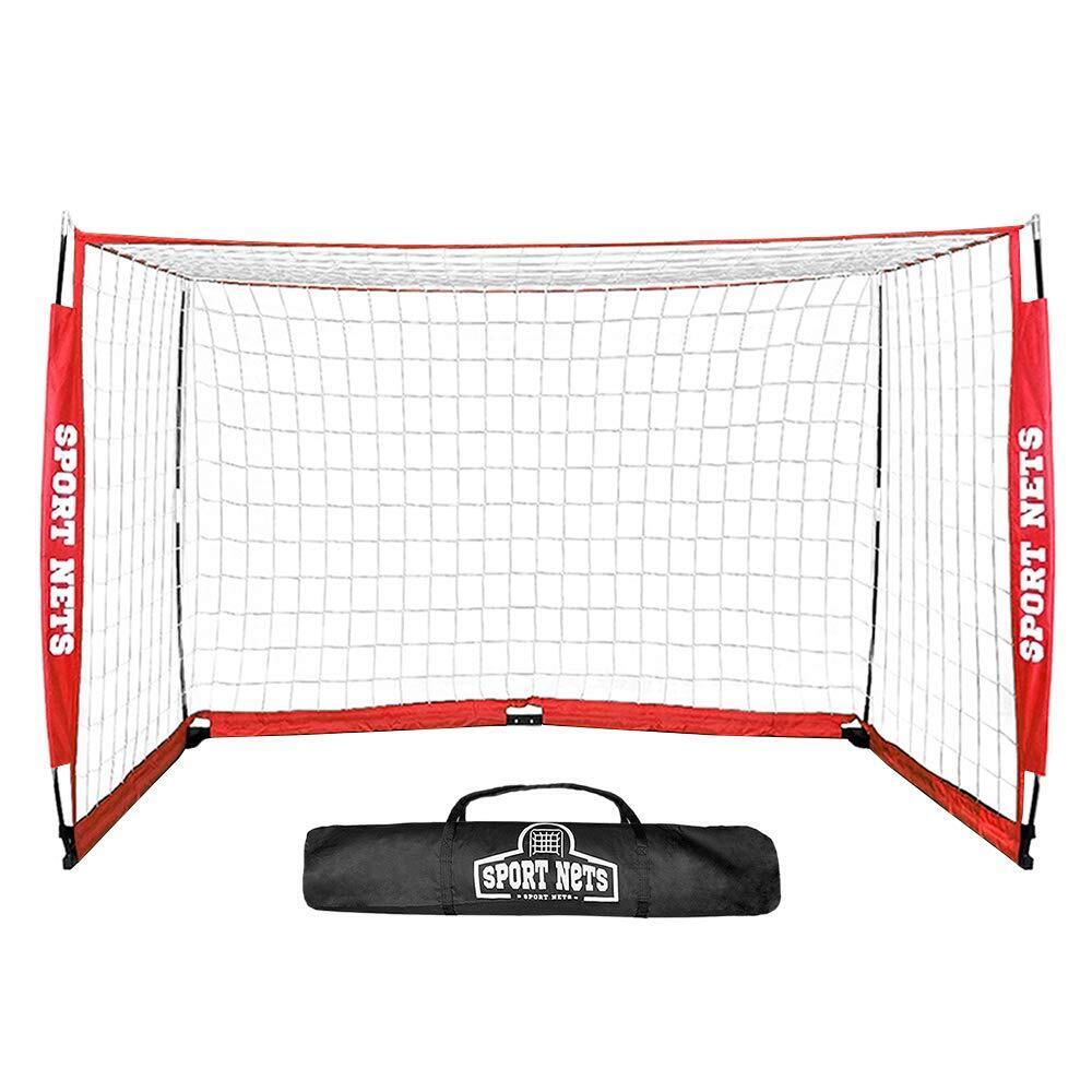 Full Size Soccer Goals for Backyard (12x6) with Carry Bag, Quick Set Up and T...