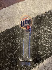 Miller Lite Rusty Wallace #2 Pilsner Beer Glass NASCAR 8 1/2 Inches Tall