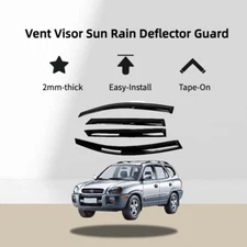 Window Visor Sun Rain Deflector Guard Fits for  Hyundai Tucson 2005-2009