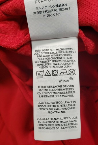 Polo Ralph Lauren Gold Logo On The Side Zip Pockets Sweatpants Red Youth Med NWT - Picture 10 of 12