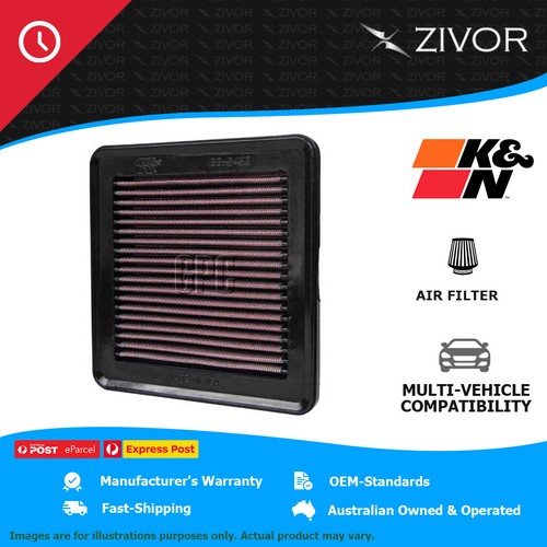 New Genuine K&N Performance Air Filter Panel #KN33-2422 - Picture 2 of 7