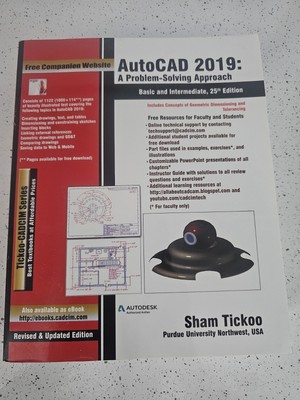 AutoCAD 2020 a Project-Based Tutorial by Tutorial Books (2019, Trade Paperback)