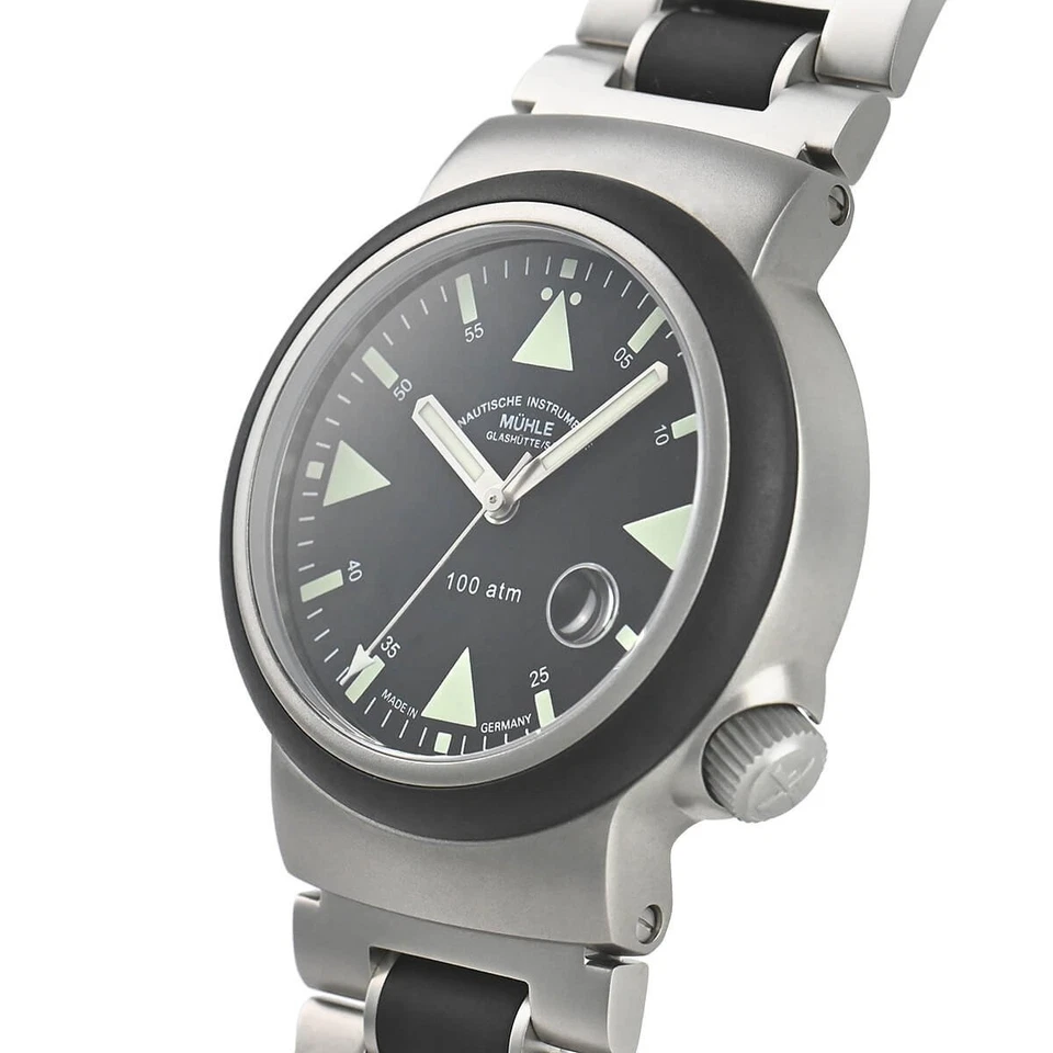 Mühle Glashütte S.A.R. Temporizador de Rescate 42mm Automático 1000m Buzo - M1-41-03-MB - Foto 3 de 4