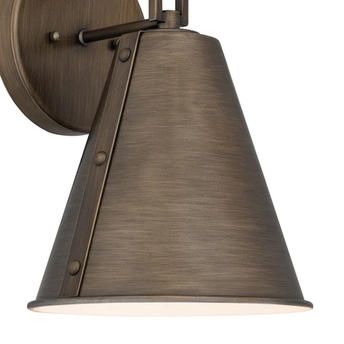 Quoizel HYD8408 Hyde 12" Tall Wall Sconce - Black - Picture 3 of 9
