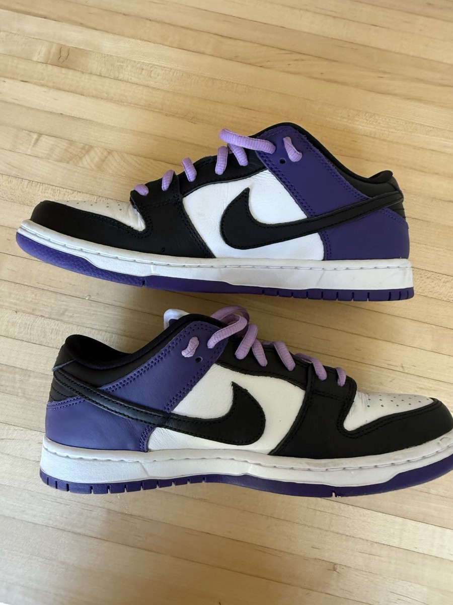 Nike SB Dunk Low Pro 'Court Purple' (size 8.5 M) BQ6817-500 No Box