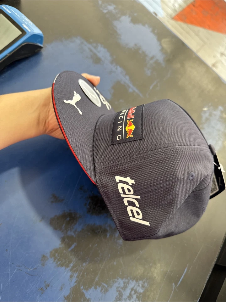 Red Bull Racing Hat Cap F1 Puma #11 Sergio Perez Blue Snapback Banorte. New. - Image 3 of 4