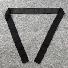 Black Grosgrain Ribbon Sash Tie Belt 60" Long 2" Wide Replacement Accessory