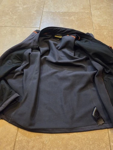 Klim Inferno Mid-Layer Fleece Jacket Mens 2XL Asphalt Strike Orange EUC image 3