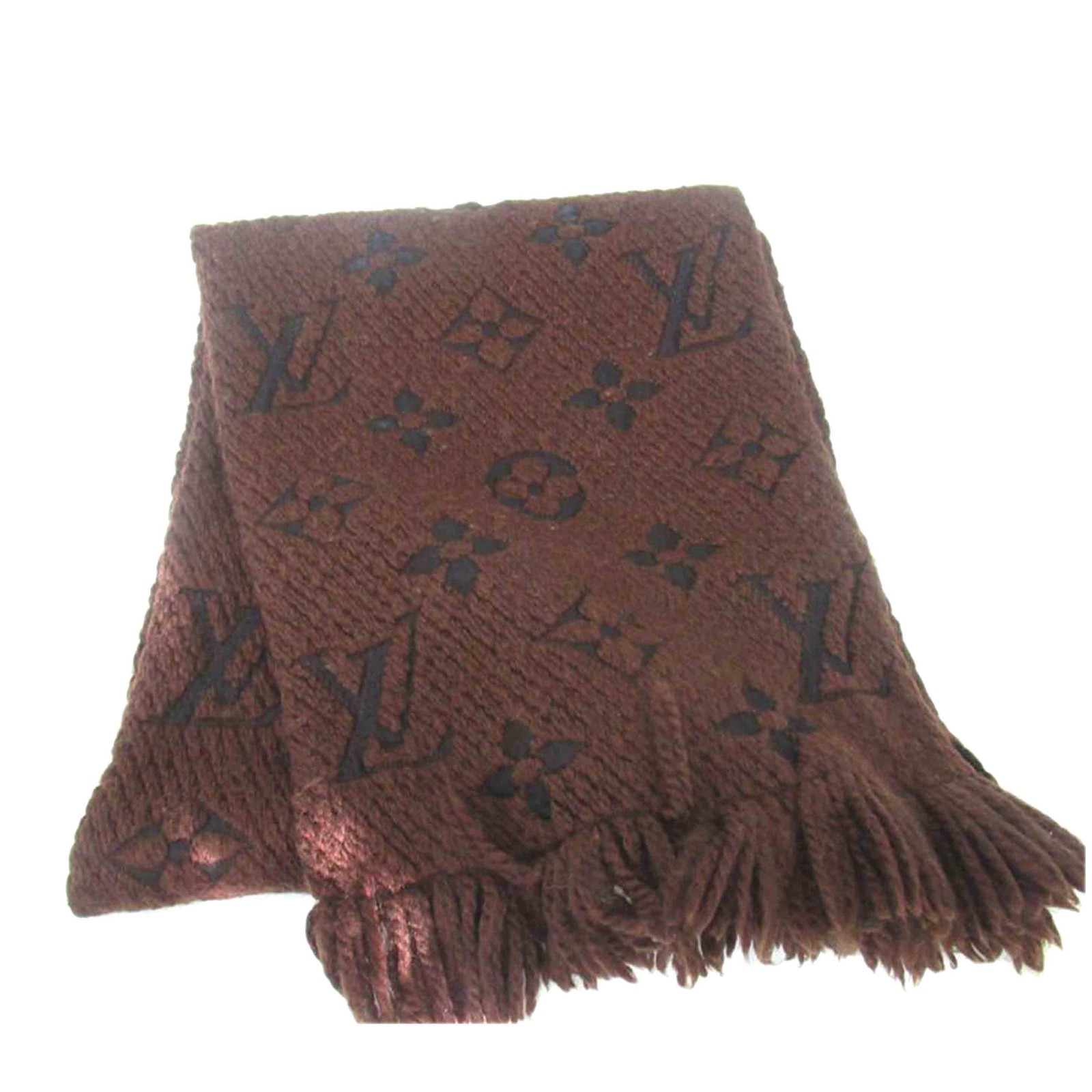 Louis Vuitton Monogram Goma Mia Muffler Scarf 63 Preowned