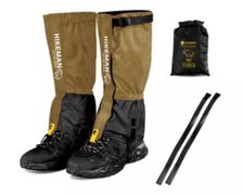 HIKEMAN Hiking Leg Gaiters - Adjustable Outdoor Walking Gaiters,Waterproof LARGE