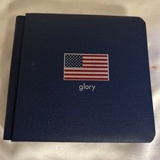 Creative Memories 7 x 7 Scrapbook Album 24 Pages Old Style Blue Glory 4th July