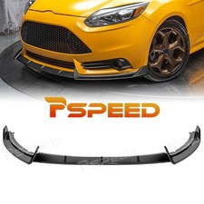 Gloss Black Front Bumper Splitter Lip For 2013-14 Ford Focus St Mk3 Gt-style